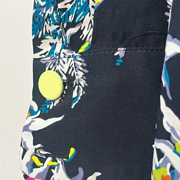 5 à 7 Floral Black Women's Top - Picture 4 of 10